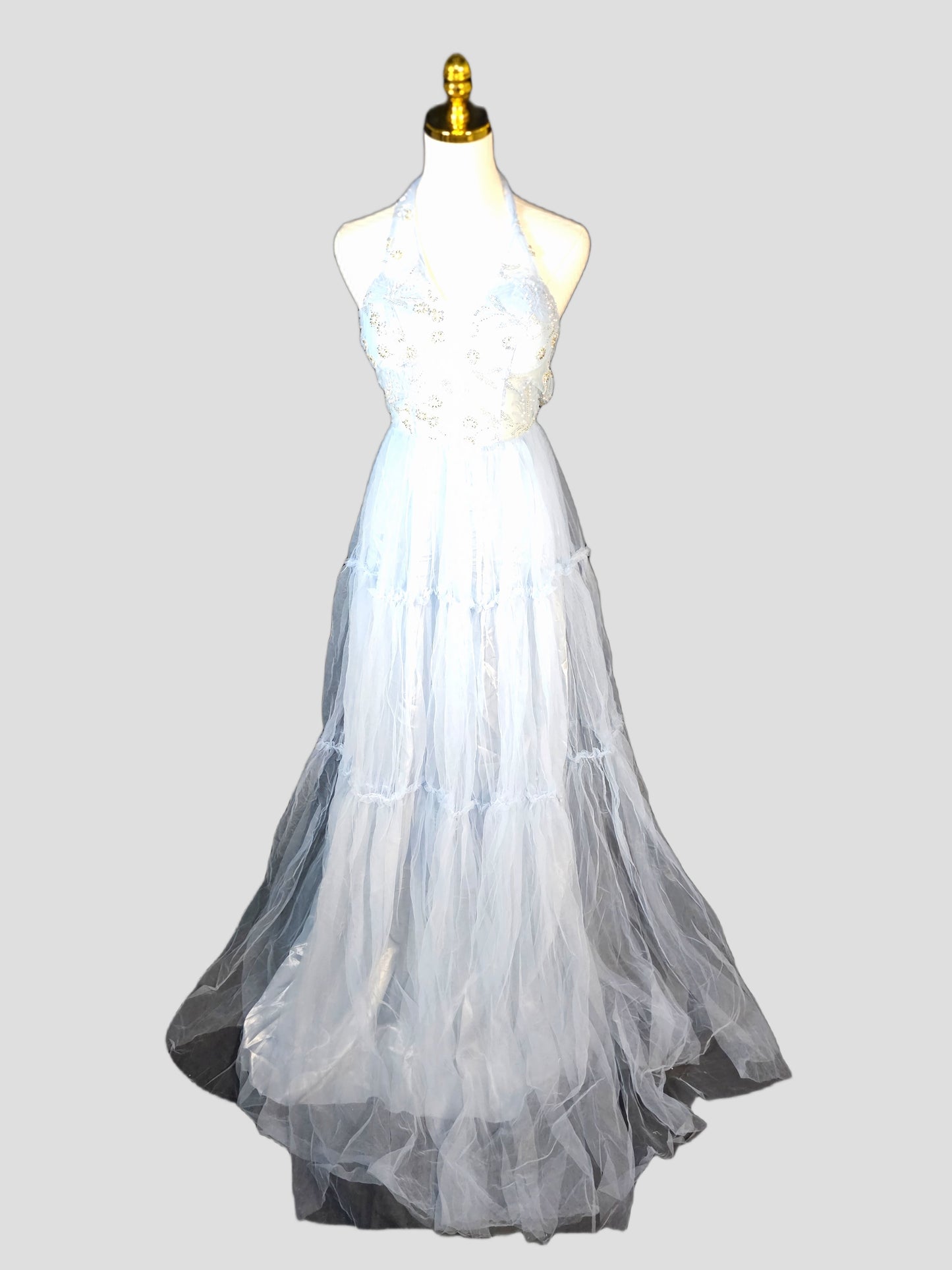 Celestial Charm: Starlit Tulle Party Dress