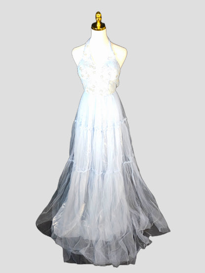 Celestial Charm: Starlit Tulle Party Dress
