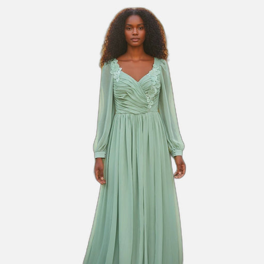 Minty Fresh Dream Dress: Elegance in Every Twirl