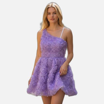 Lavender Blossom Fantasy Dress: Petal Power Fashion!