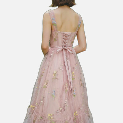 Petal Perfection: The Dreamy Floral Tulle Dress
