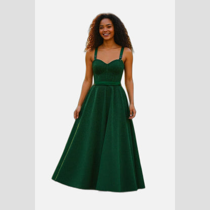 Shimmering Emerald Dream: The Dress that Dazzles!