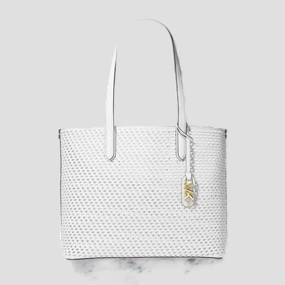 Eliza Extra-Large Hand-Woven Leather Tote Bag