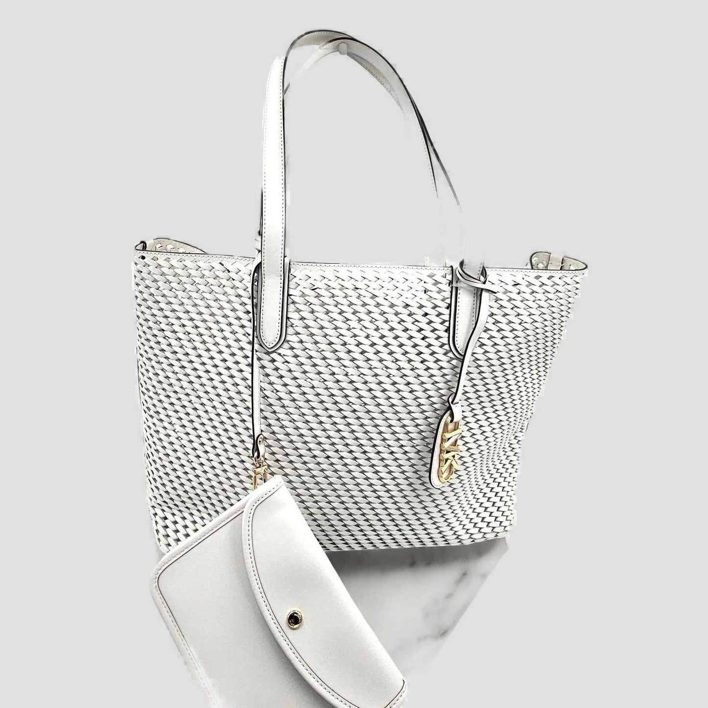 Eliza Extra-Large Hand-Woven Leather Tote Bag