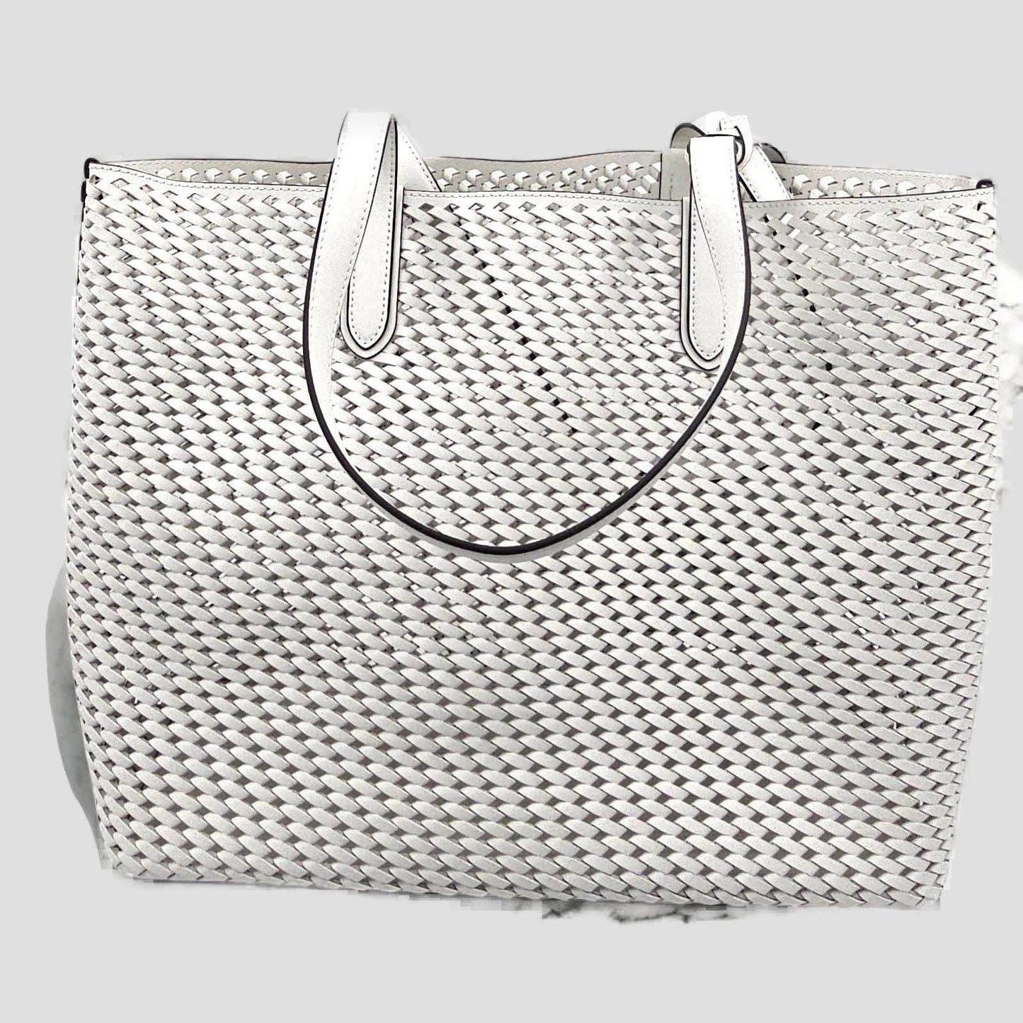 Eliza Extra-Large Hand-Woven Leather Tote Bag