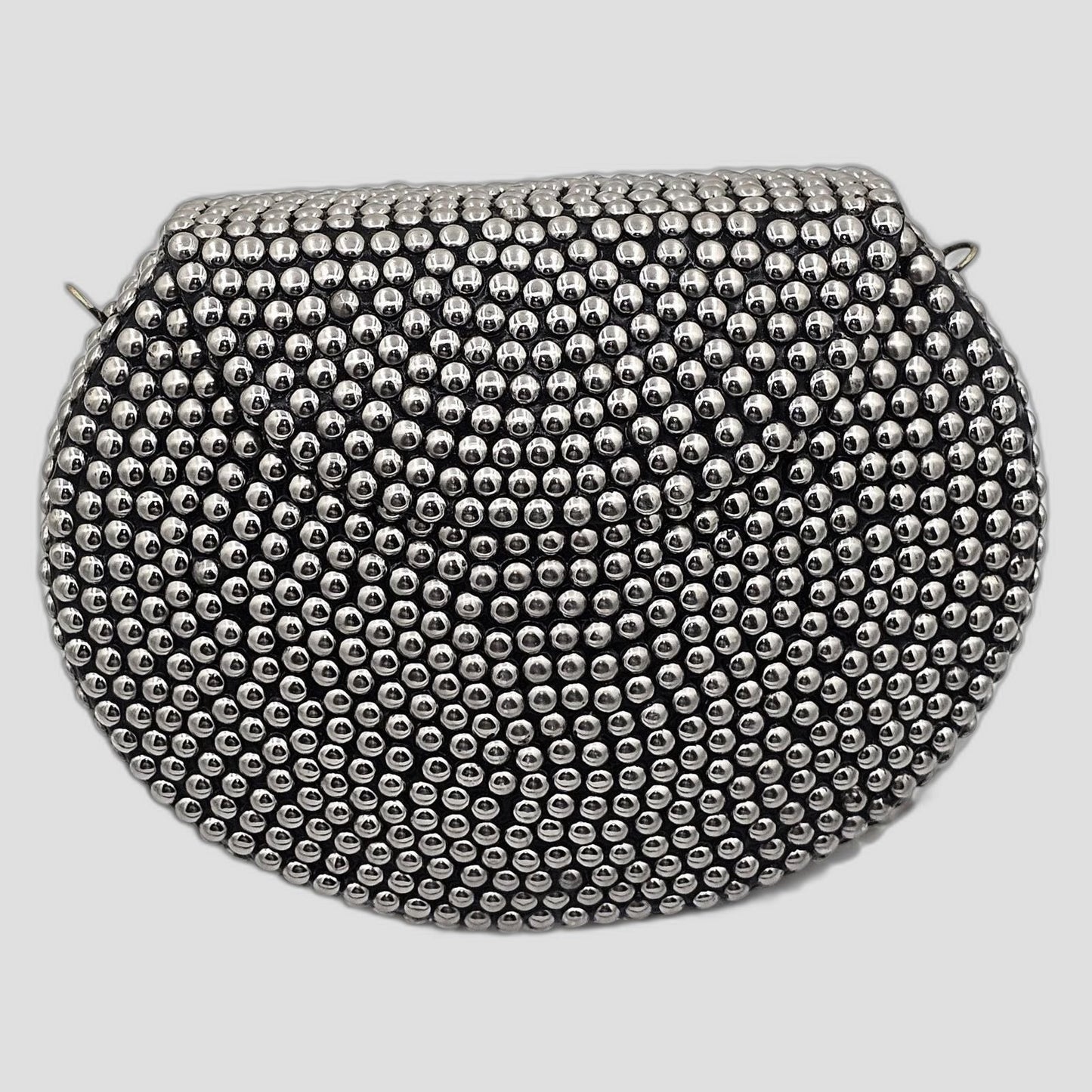Retro Glam Beaded Evening Clutch