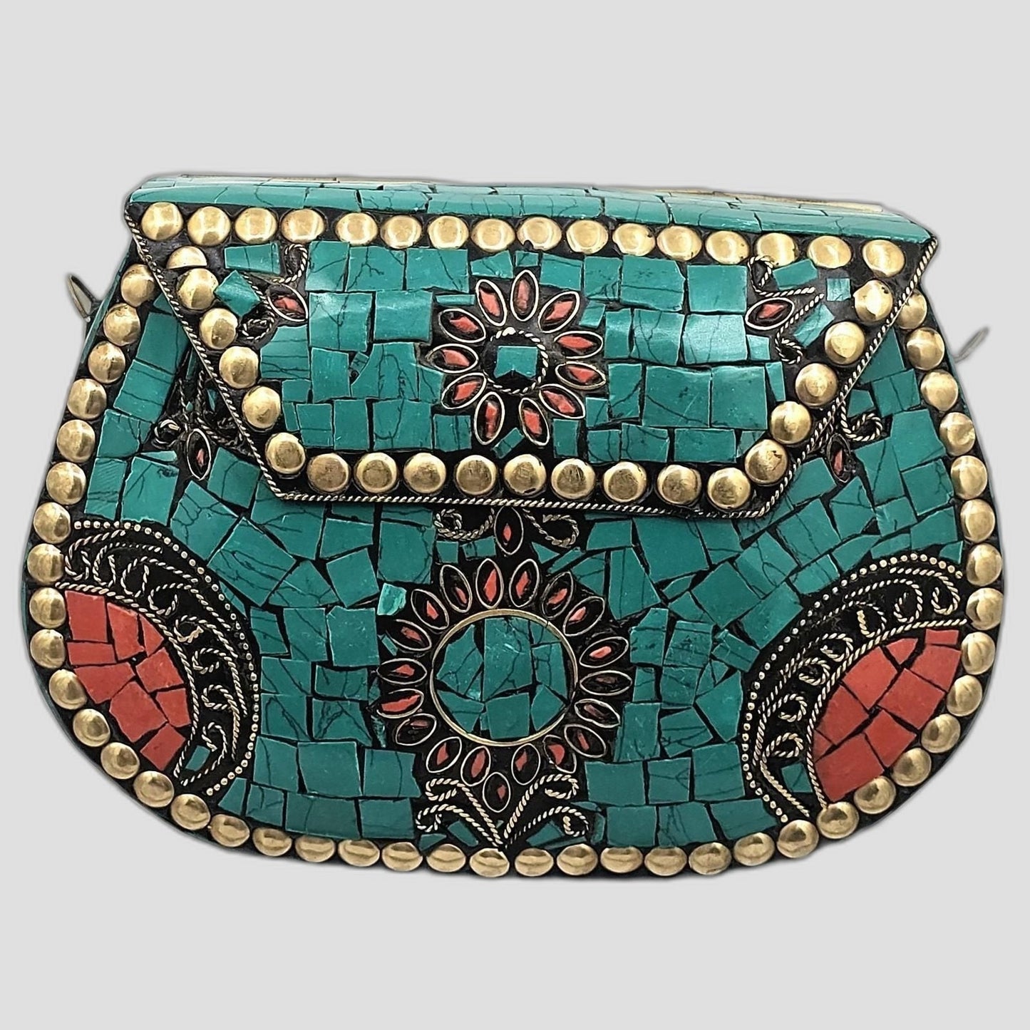 Mosaic Boho Chic Clutch Purse