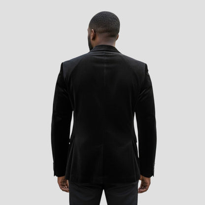 Velvet Victory: The Double Button Chic Blazer