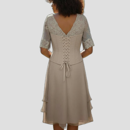 Chic Corset Charm: The Dress That Ties It All Together