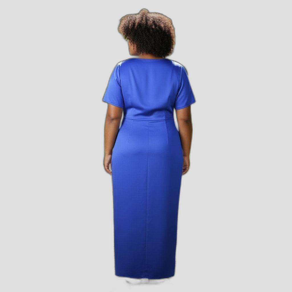 Royal Blue Majesty: The Dress That Commands Attention