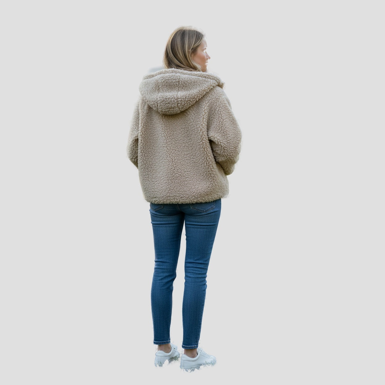 Bold Tan Reversible Shearling Jacket: Fierce Winter Warmth