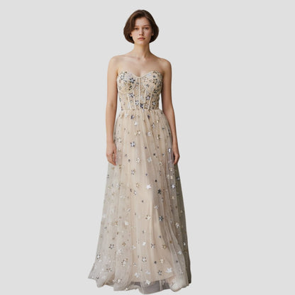 Starlit Dream Gown: Dance Among the Stars