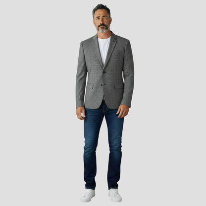 Back-Buttoned Charisma Blazer: Style Meets Secret Agent Vibes