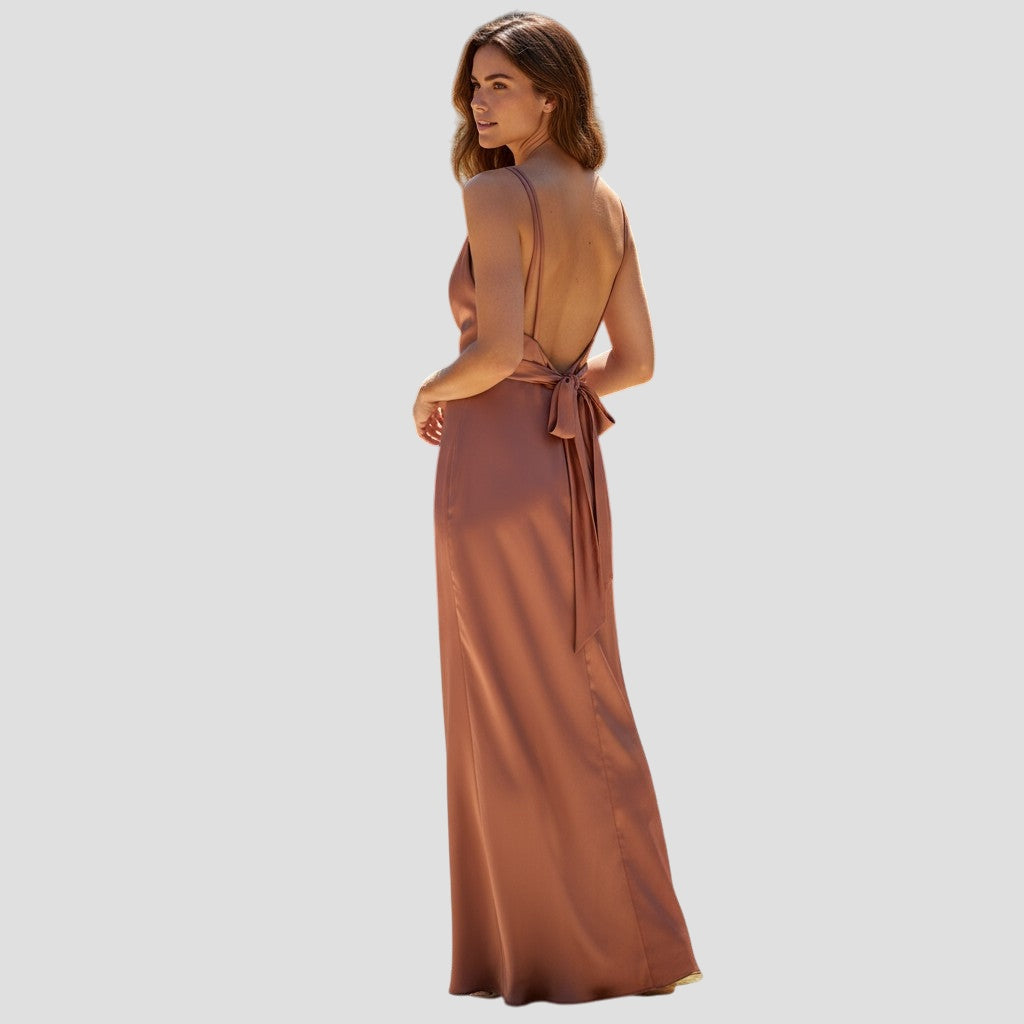Satin Siren: The Dress That Turns Heads Faster Than You Can!