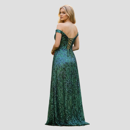 Enchanted Evening Gown with a Twist
