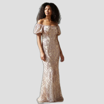 Glamorous Sequined Stunner!  Walk In Confidence...