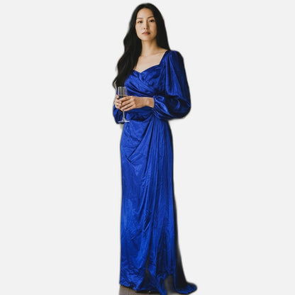 Enchanting Satin Evening Dress - Magical Celebration