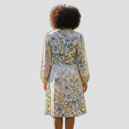 Maggie London Garden Party Delight: Floral Dress with a Twist