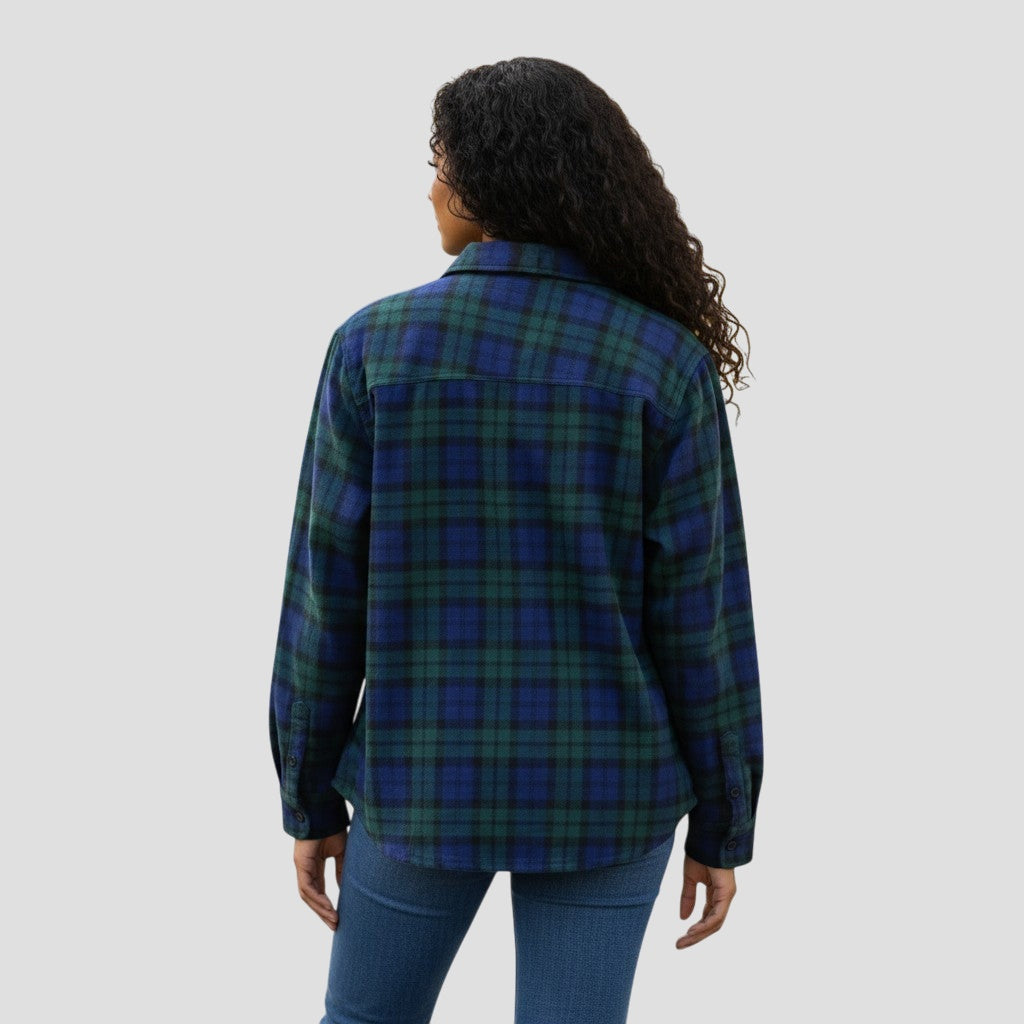 Tartan Sherpa Jack Watch - Cozy Plaid Adventure Buddy