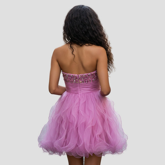 Dazzling Pink Whirlwind Tulle Party Dress