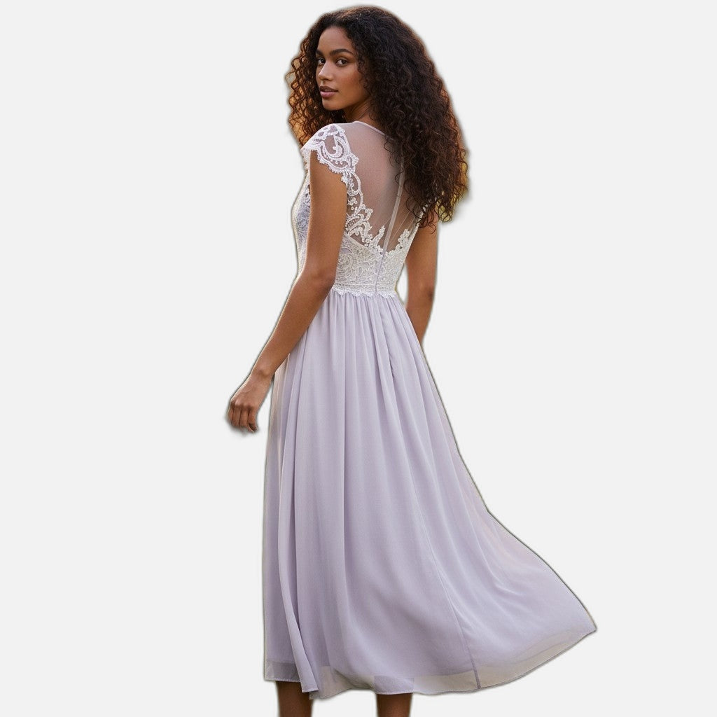 Elegant Lace Maxi Dress - Wedding Ready!