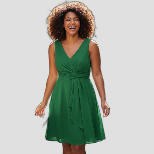 Emerald Dream Twirl Dress: Spin into Style!