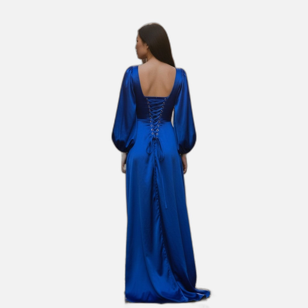Enchanting Satin Evening Dress - Magical Celebration