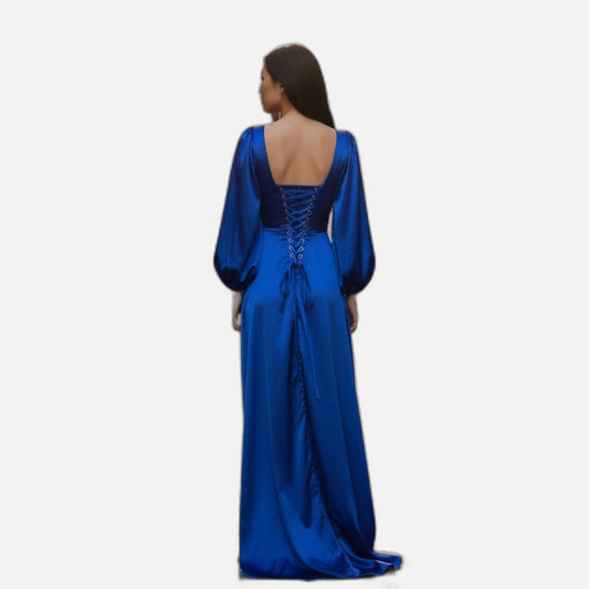 Enchanting Satin Evening Dress - Magical Celebration