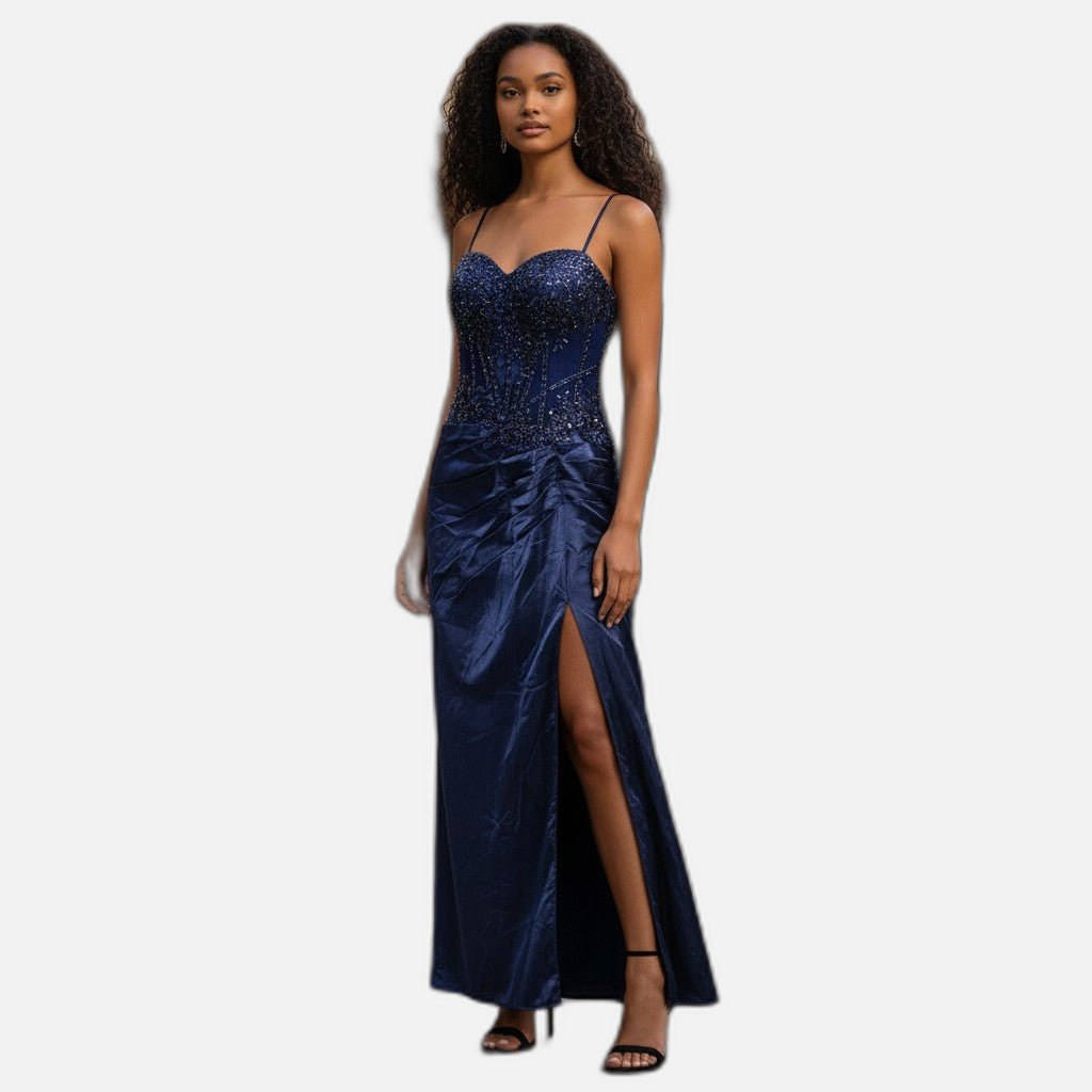 Sequined Party Dress - Sapphire Dreams