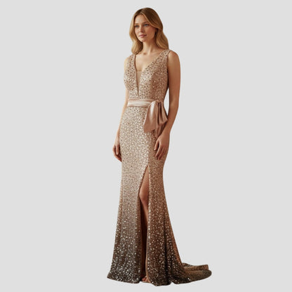 Glamorous Goddess Evening Gown: The Sparkle Edition