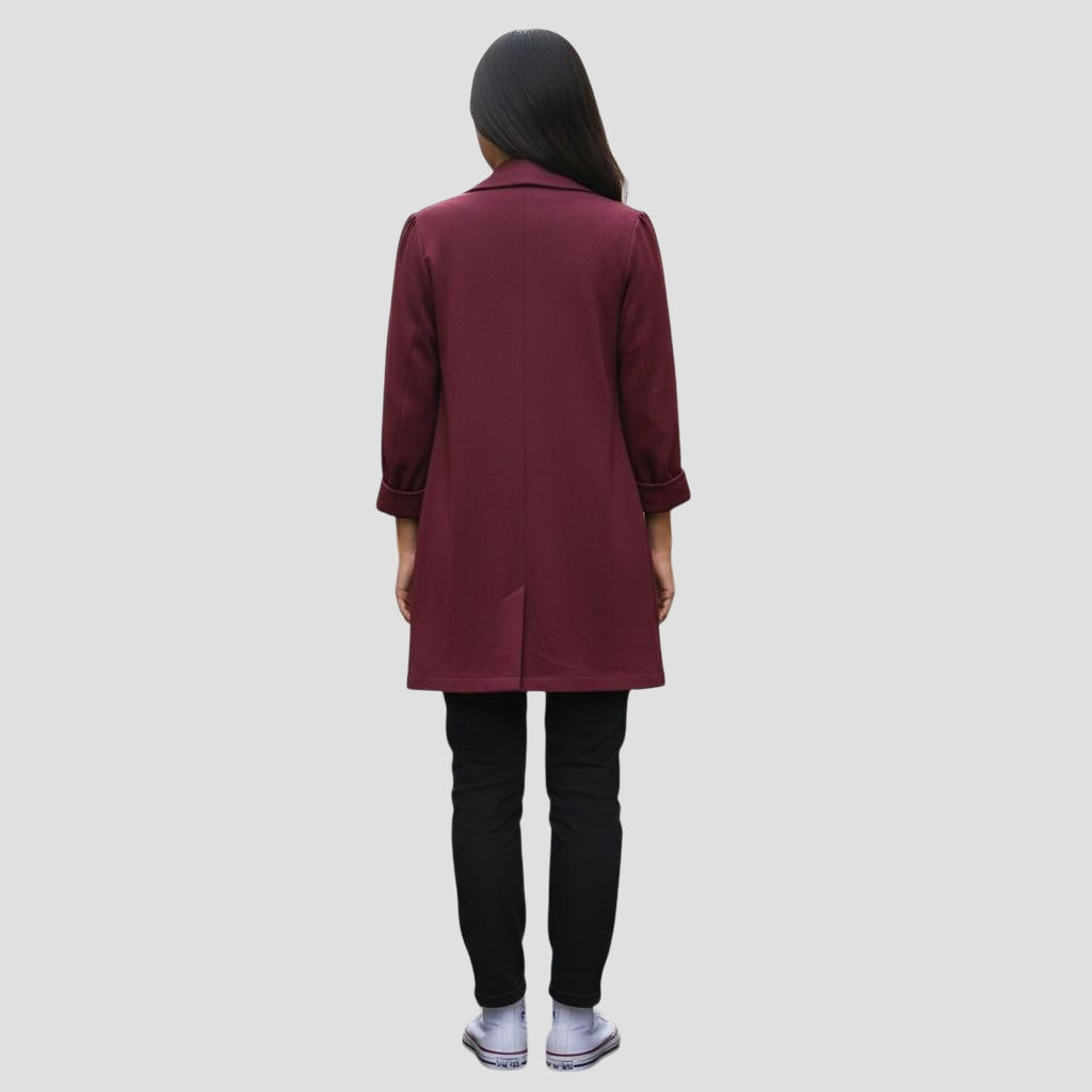 Chic Long Women's Coat - Your New Favorite Layer