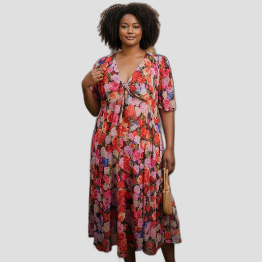 Garden Party Chic: Floral Delight Maxi Dress