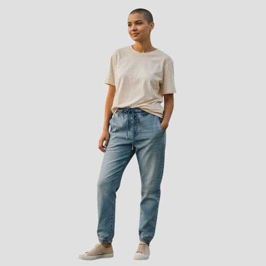 Light Wash Distress Straight Leg - Your New Lazy Day Bestie