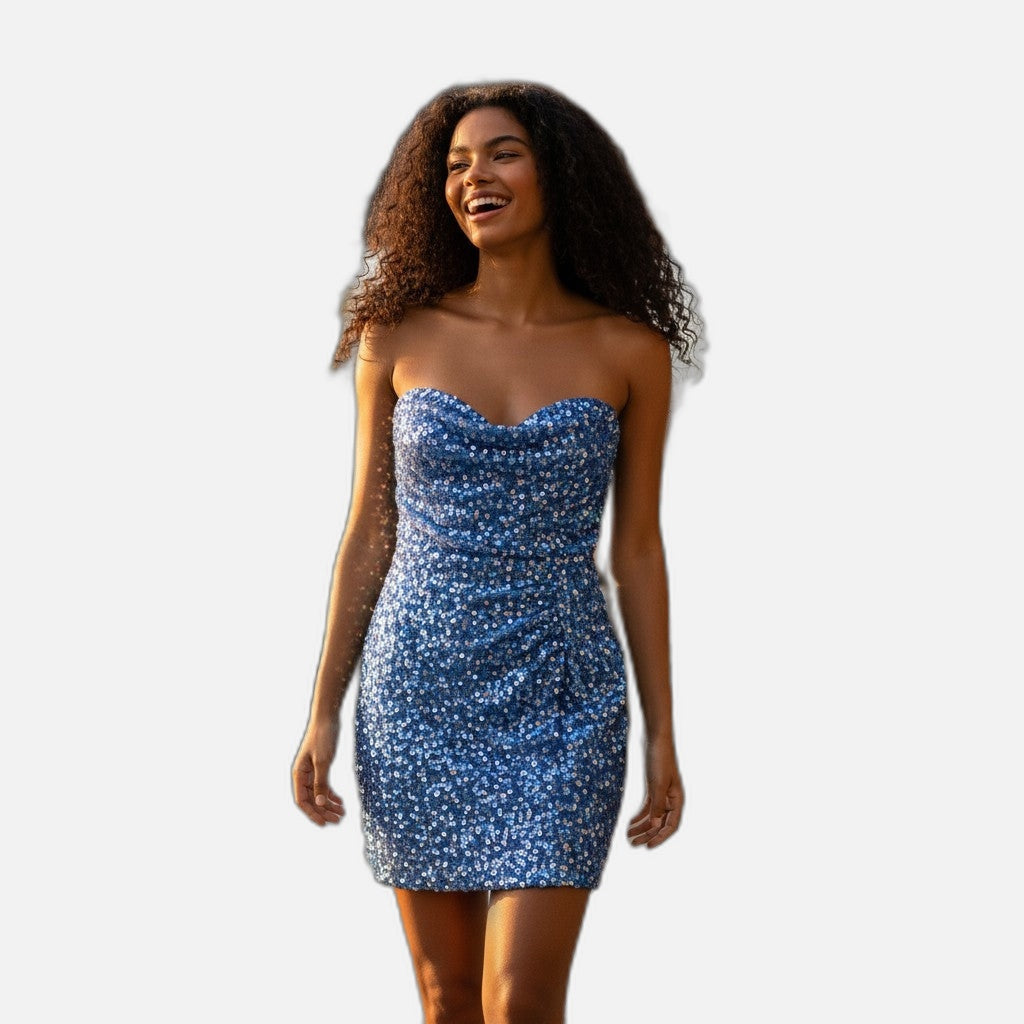 Sparkly Sequin Party Dress - Because Subtlety is Overrated