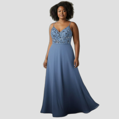Whirlwind Charm A-Line Evening Gown