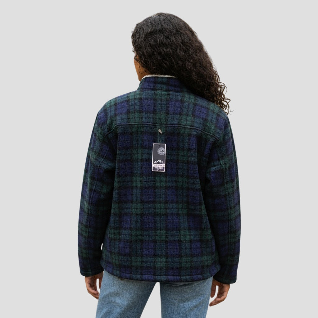 Tartan Sherpa Jack Watch - Cozy Plaid Adventure Buddy