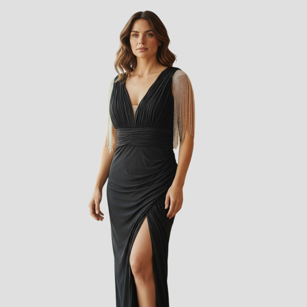 Glamour on a Budget: The Sparkle Shift Gown