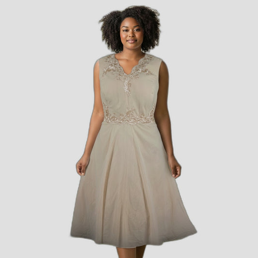 Chic Simplicity: The Enchanted Evening Dress