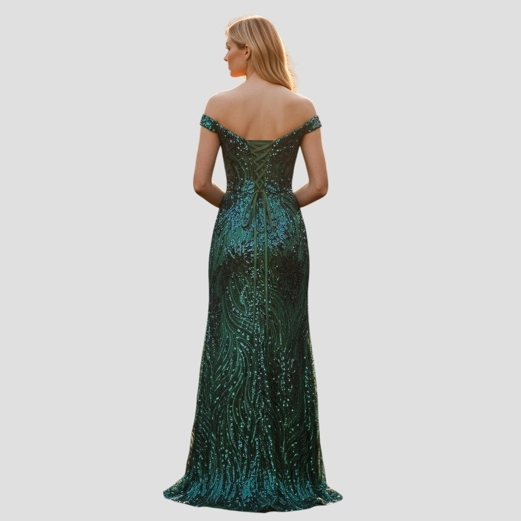 Enchanted Evening Gown with a Twist