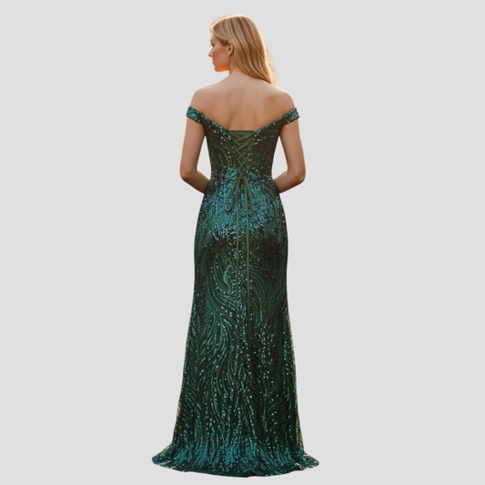 Enchanted Evening Gown with a Twist