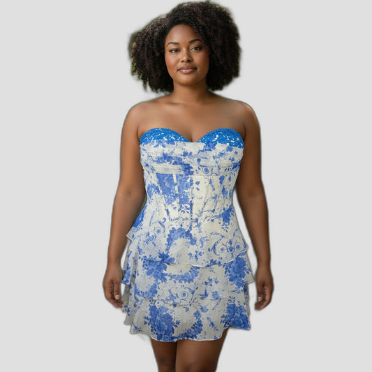 Floral Fantasy: The Dress That Blooms Everywhere You Go!