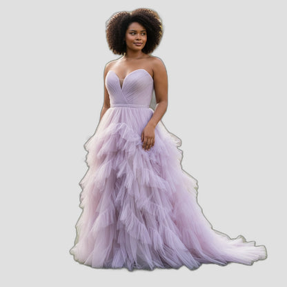 Lavender Whirlwind Tulle Ballgown: Dance with Dreams