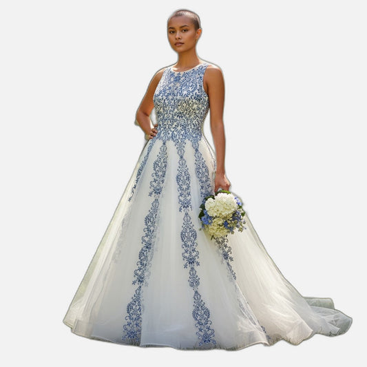 Fairy-Tale Dreams: Enchanted Lace Ballgown