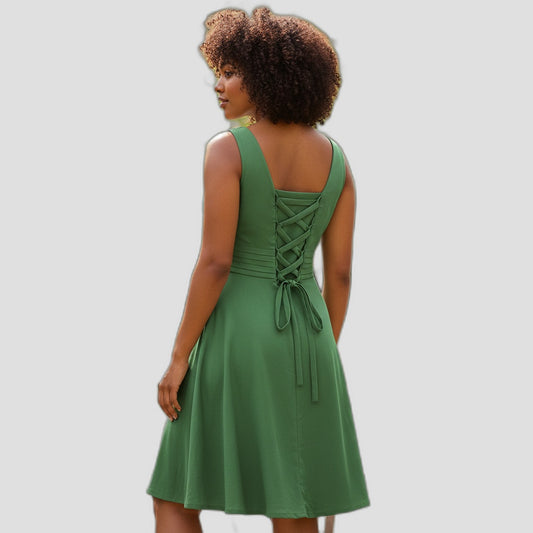 Emerald Dream Twirl Dress: Spin into Style!