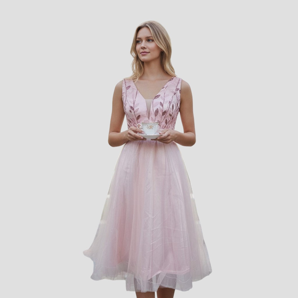 Blush Blossom Party Dress: Dance Like Everyone's Watching