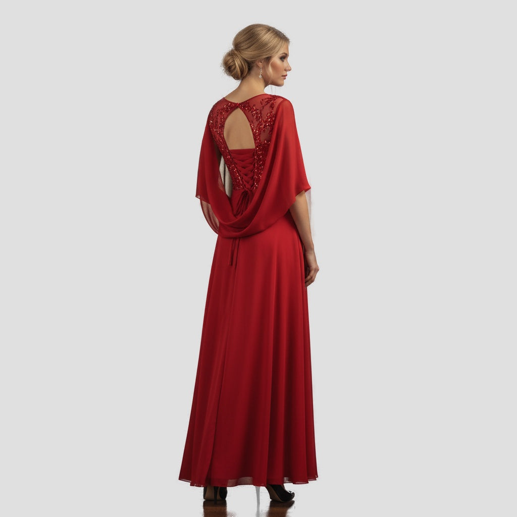 Dazzling Red Lace Glam Dress for Unforgettable Evenings