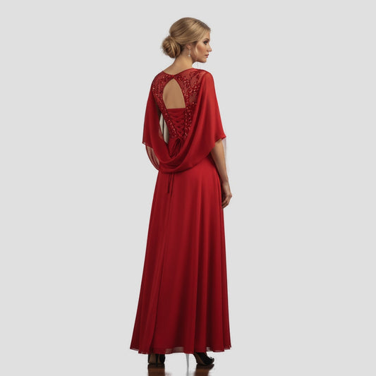 Dazzling Red Lace Glam Dress for Unforgettable Evenings