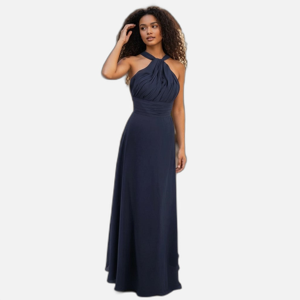 Sassy Evening Dress with Lace Bustier