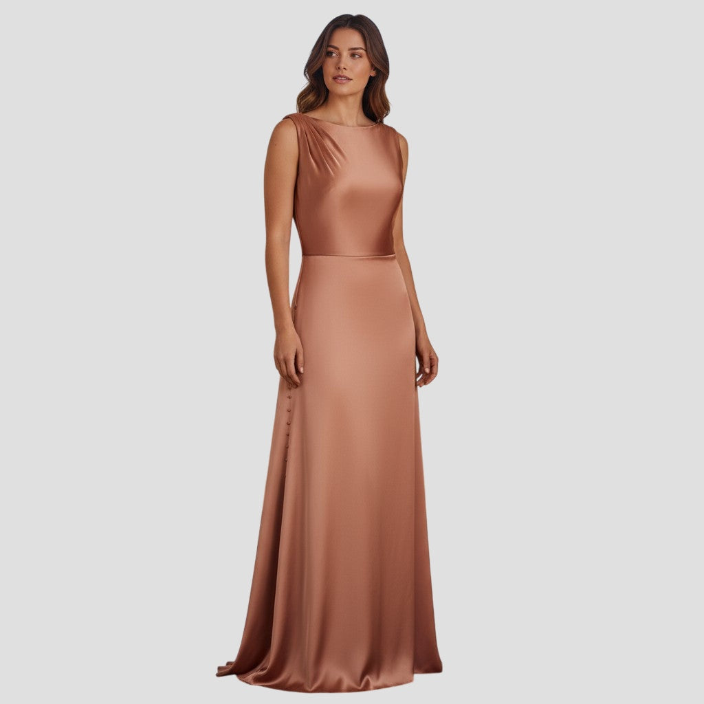 Satin Siren: The Dress That Turns Heads Faster Than You Can!