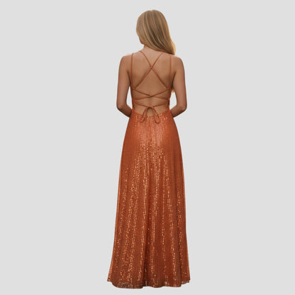 Sunset Sparkle Slip Dress: Shine Bright Like the Evening